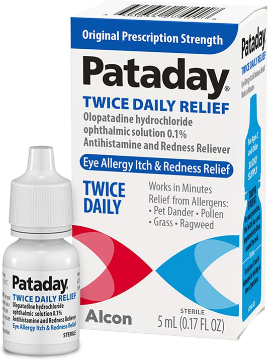 PATADAY 0.1% OPS Eye Allergy Itch Relief Twice Daily 5ML