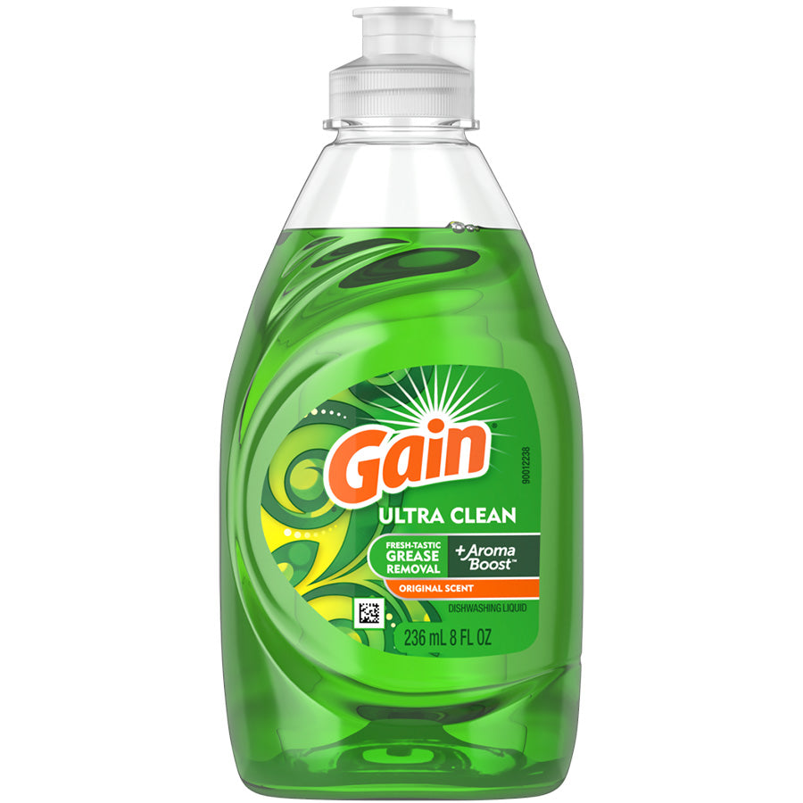 GAIN DISH WASH LIQUID ULTRA ORIGINAL 8oz