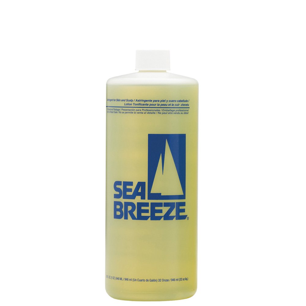 Sea Breeze Astringent For Skin Scalp and Nails Yellow 32oz