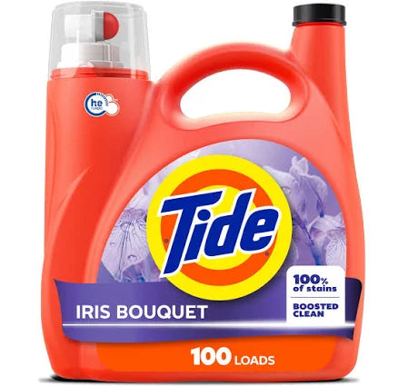 TIDE LAUNDRY DETERGENT IRIS BOUQUET 4/132oz