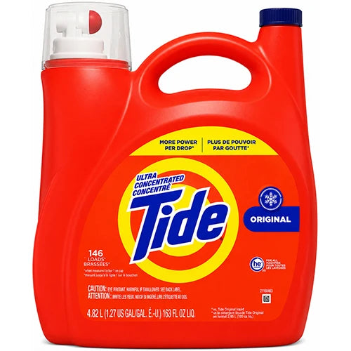TIDE ORIGINAL LAUNDRY DETERGENT 4/163oz