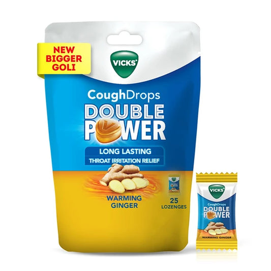 Vicks Cough Drops Warming Ginger 25CT