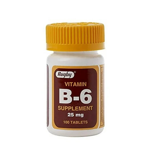 Vitamin B6 25 mg Strength Tablet 100ct