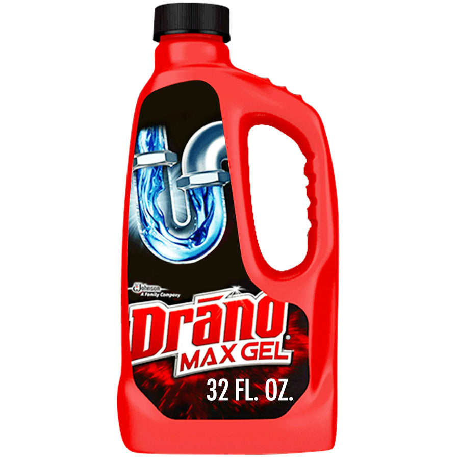 DRANO DRAIN OPENER MAX GEL CLOG REMOVER 12/32oz
