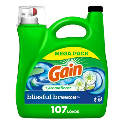 GAIN DETERGENT COLD WATER B BREEZE 4/144oz