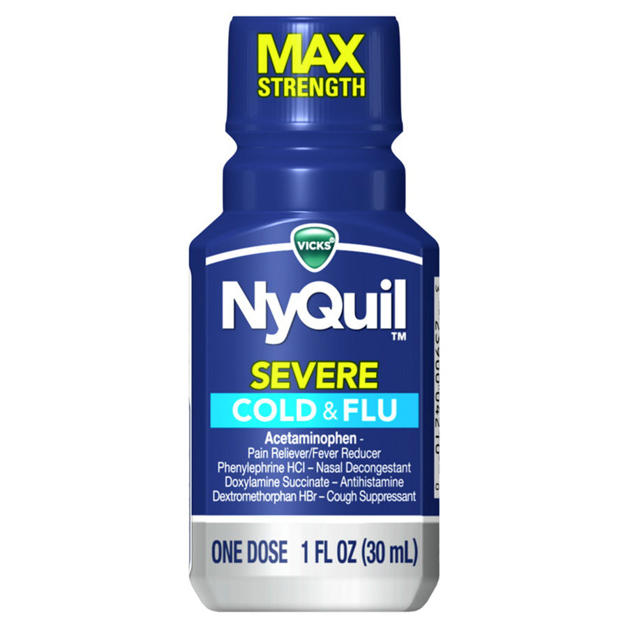 NYQUIL COLD & FLU ONE DOSE SEVERE 8/1oz