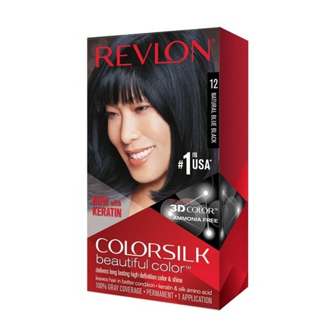 REVLON COLOR SILK HAIR COLOR #12 NATURAL BLACK 12PK