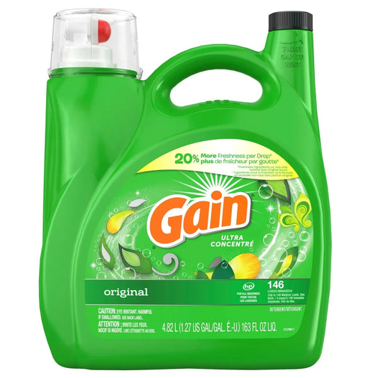 Gain Liquid Laundry Detergent Original 146 loads 163oz