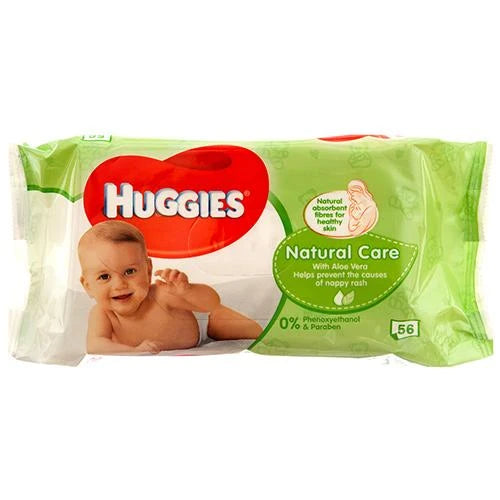 Huggies Baby Wipes Natural Care 56Ct