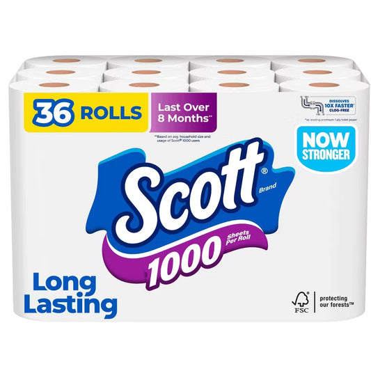 Scott Professional Bath Tissue 1000 Sheets 1 PLY